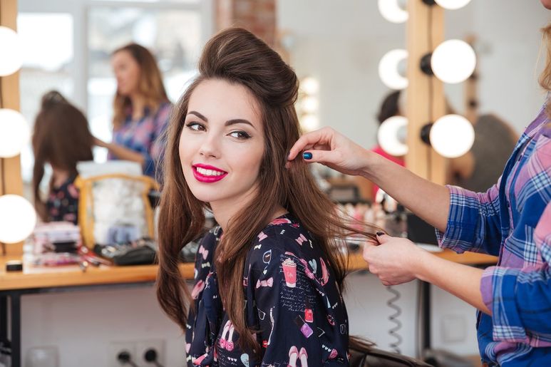 An image of a woman in a salon